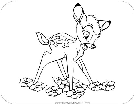 60 Free Printable Bambi Coloring Pages