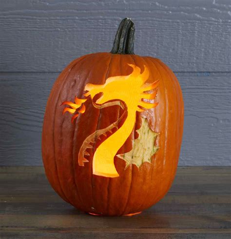 It looks better if you just carve it lightly so there is a contrast in color. 29 Easy Pumpkin Carving Ideas | Better Homes & Gardens