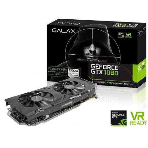 Galax Geforce Gtx 1080 Exoc Snpr Black 80nsj6dhm9es 8gb Gddr5x 256 Bit