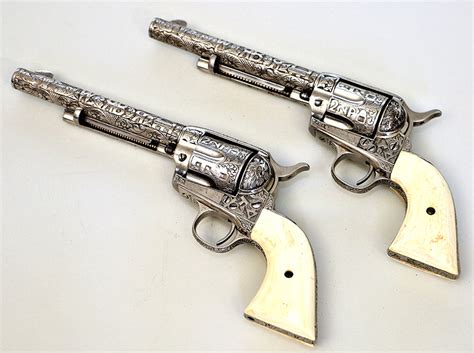 Cole Agee Engraved Set Of Colt Single Action Army Revolvers Dated 1907
