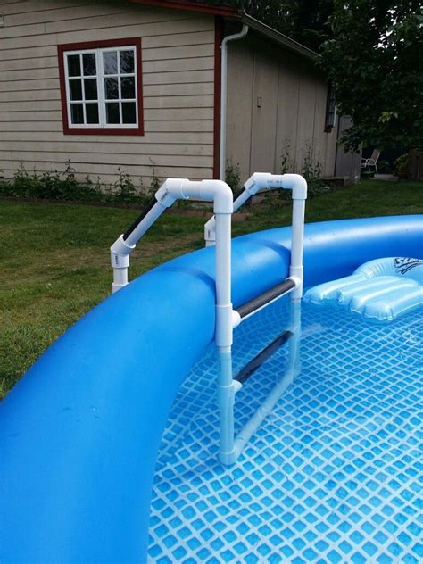 Pvc Pool Ladder Diy Swimming Pool Pool Ladder Easy Set Pools