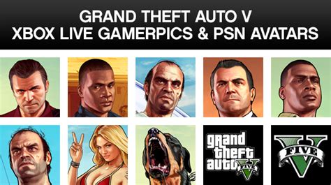 GTAV PSN Avatars Plus Xbox LIVE Gamerpics and Avatars Now Available | Rockstar Games