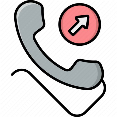 Outgoing Call Phone Telephone Icon Download On Iconfinder