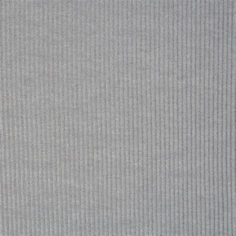 Silver Grey Rib Knit Fabric