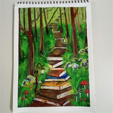 The Readers Path Painting Oil Painting Acrylic Painting