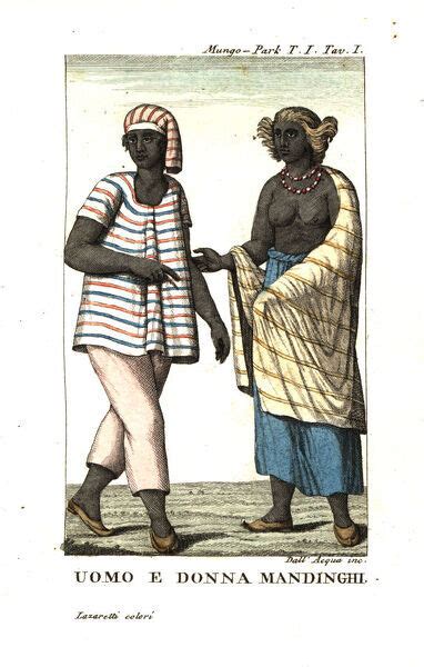 Mandinka Mandingo Man And Woman Of West Africa Photos Framed Prints