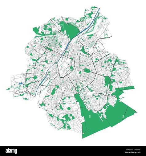 Brussels Map Detailed Map Of Brussels City Administrative Area