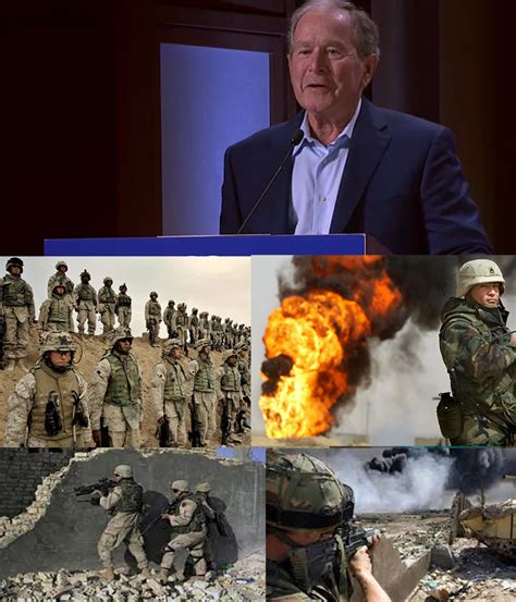 Former United States President George W Bush Admits The “wholly Unjustified And Brutal Invasion