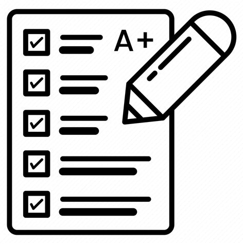 Education Exam Grade Knowledge Tests Icon Download On Iconfinder