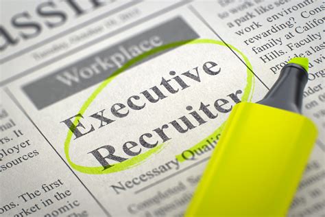 The 7 Reasons Why You Should Hire An Executive Recruiter