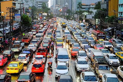 What are the top 5 worst traffic cities in the world?