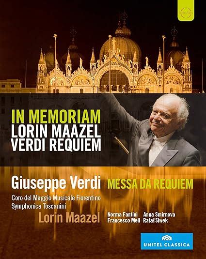 Verdi Messa Da Requiem Blu Ray Amazonde Symphonica Toscanini