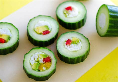 Vegan Cucumber Sushi Rolls Veggiesouls
