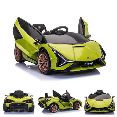 Uwr Nite Kids 12v Electric Ride On Licensed Lamborghini Sian Roadster