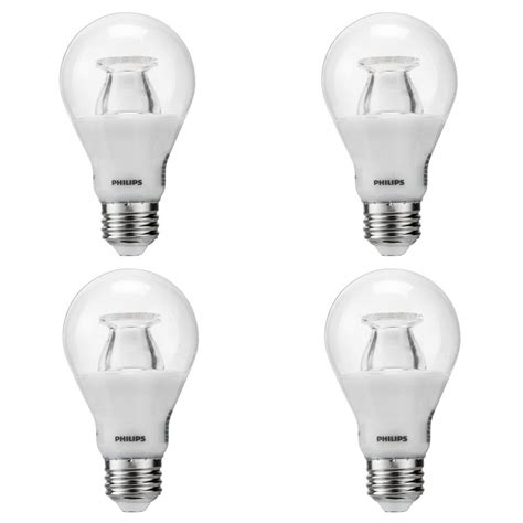 Philips Led Dimmable A19 Soft White Light Bulb With Warm Glow Effect