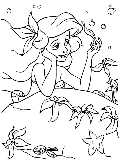 The Little Mermaid Princess Coloring Pages Printables Princess