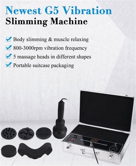 New G5 Weight Fat Loss Vibrating Cellulite Massage Fat Reduction Full Body Slimming Beauty