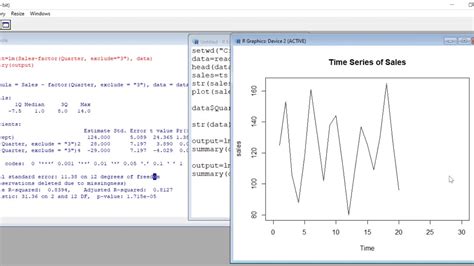 How To Implement Seasonal Forecasting In R Youtube