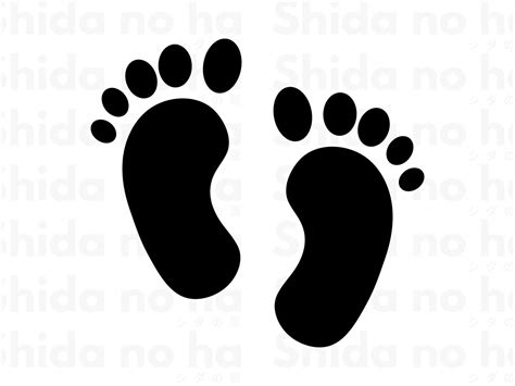 Baby Footprints Svg Footprints Clipart Svg Digital Download Etsy