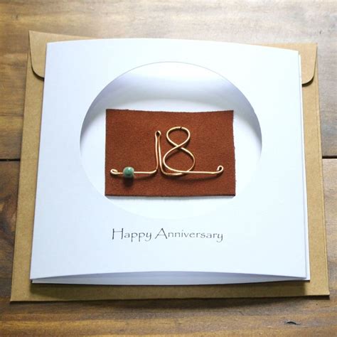 18th Wedding Anniversary Card Handmade Card For Wife Husband Etsy
