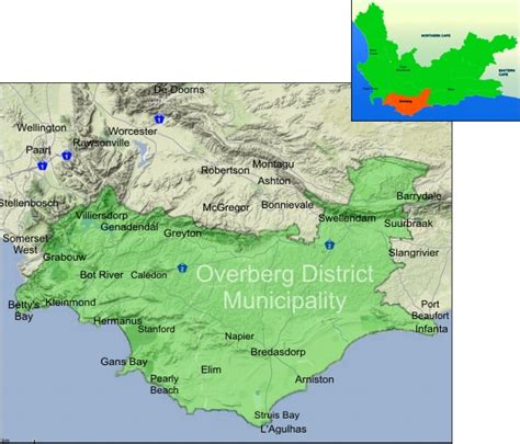 Overberg District Municipality Overview Western Cape Government