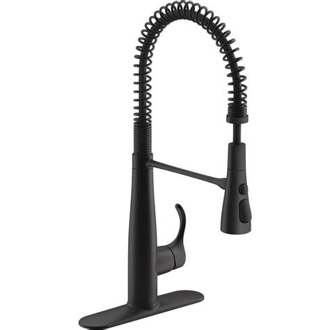 Kohler kitchen faucets are built on the belief that there can always be something better. KOHLER Simplice Single-Handle Pull-Down Sprayer Kitchen ...