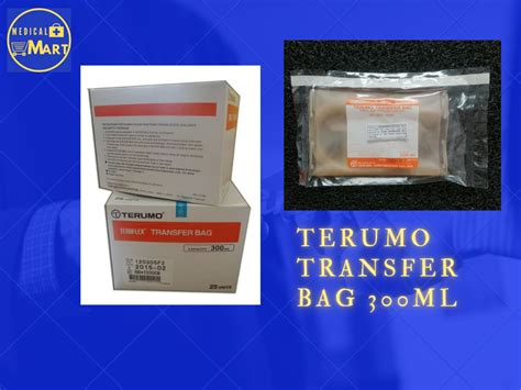 Terumo Transfer Bag 300ml Medical Mart Medical Supplies