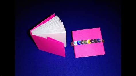 Origami Modular Mini Books Mini Diary Diy Valentines T Youtube