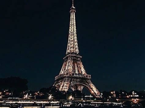 City Lights Yellow Paris Evening Eiffel Tower Eiffel Tower