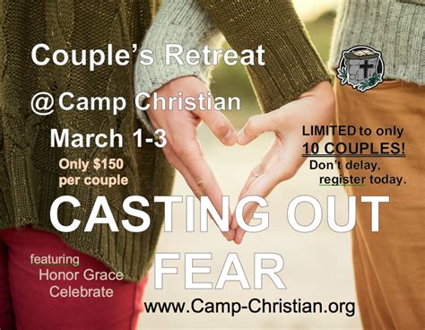 Couples Retreat 2019 Flyer Camp Christian