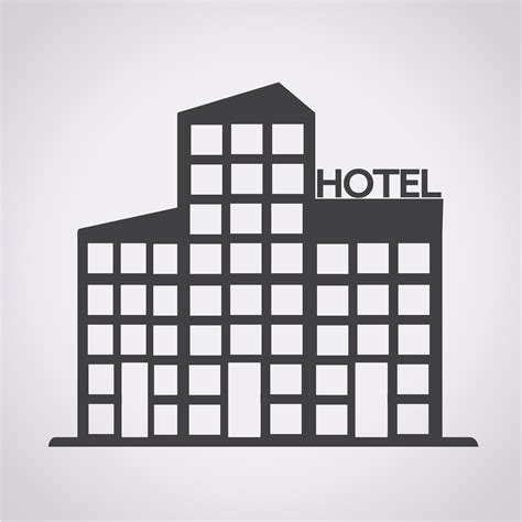 Hotel Icon Symbol Sign 634613 Vector Art At Vecteezy