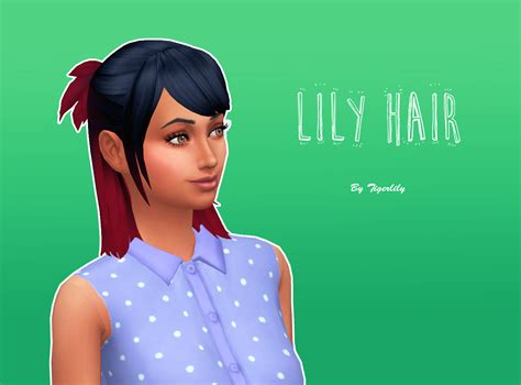 Tigerlilys Sims 4 Lily Hair