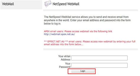 Netspeed Webmail Step By Step Guide About How This Webmail Works