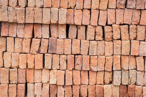 Stack Of Red Brick Building Stock Photo Image Of Concept Bricklayer