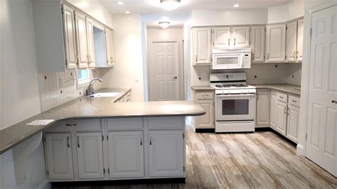 You'll find it much easier to refinish your cabinets if you remove all cabinet doors and all hardware such as hinges, knobs, and handles. Kitchen Cabinets Refinishing | Alexander Painting and Home ...