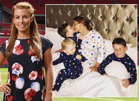 coleen rooney shares adorable matching polka dot pyjamas with sons