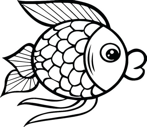 Dibujos De Peces Para Colorear E Imprimir Gratis Fish Coloring Page