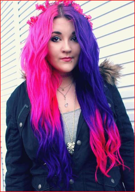 Bright And Crazy Hair Colors To Try If You Dare Split Dyed Hair Hair