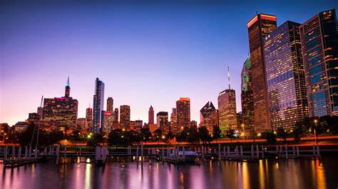 Stunning Picture of Chicago City at Night for Wallpaper - HD Wallpapers | Wallpapers Download ...