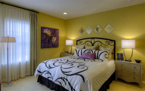Bright Sunny Yellow Master Bedroom Yellow Master Bedroom Beautiful Bedrooms Bedroom Styles