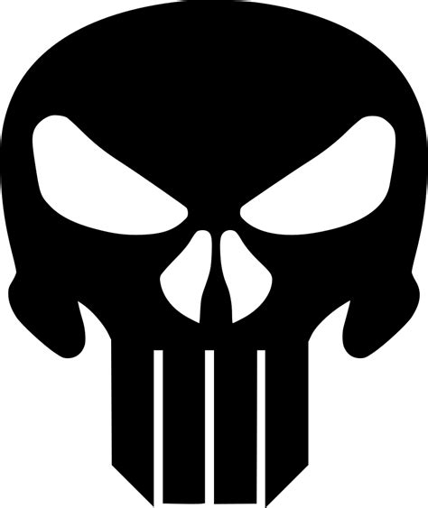 Punisher Logo Clip Art Punisher Skull Png Download 824980 Free