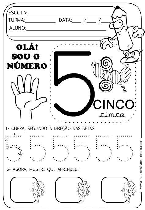 Atividade Pronta Numeral 5 A Arte De Ensinar E Aprender