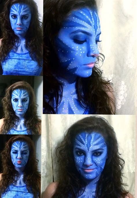 Avatar Halloween Makeup Maquillaje Para Halloween Avatar Halloween