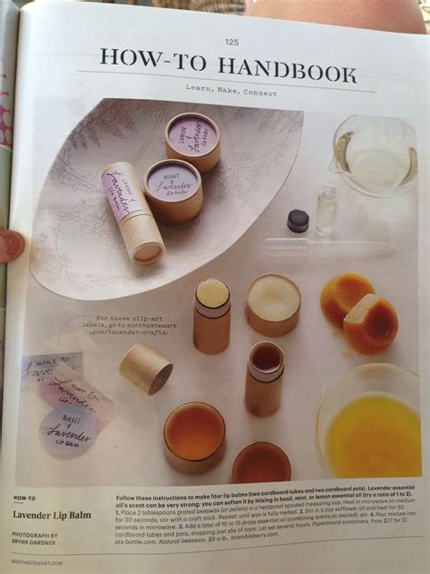 Martha Stewart Lavender Lip Balm Diy Bath Products The Balm Beeswax