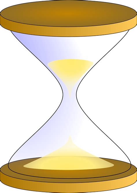 Yellow Hourglass Clipart Free Image Download