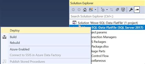 Deploy SSIS Package To SQL Server