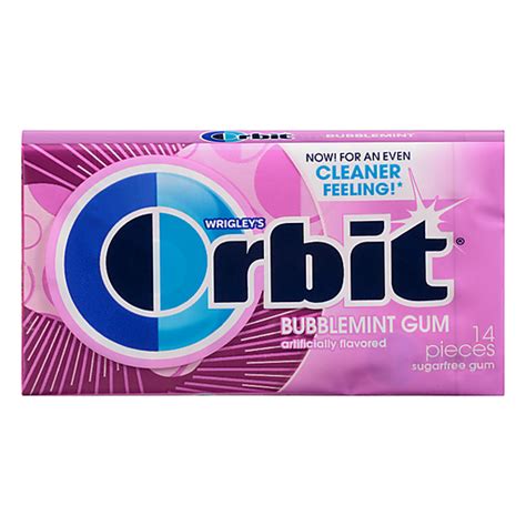 Wrigleys Orbit Sugarfree Gum Bubblemint 14 Ct Chicle Selectos