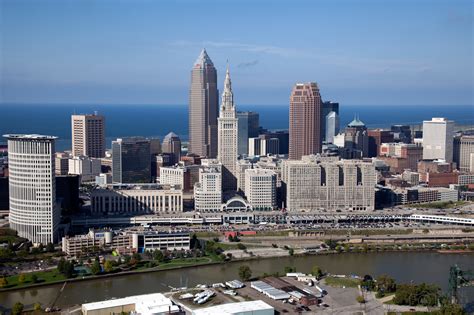 Tower City Center And The Cleveland Skyline