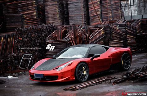 Log in to download, or make sure to confirm your account via email. Chrome Red Ferrari 458 Italia by SR Auto Group - GTspirit