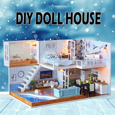 Diy Dollhouse Kit For Adults Miniatures Loft Model Wifegirl Friend